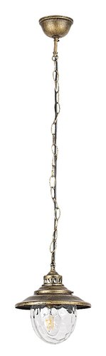 Pendul Barcelona, 1 x E27, auriu antic, IP43