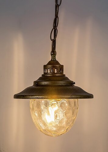 Pendul Barcelona, 1 x E27, auriu antic, IP43