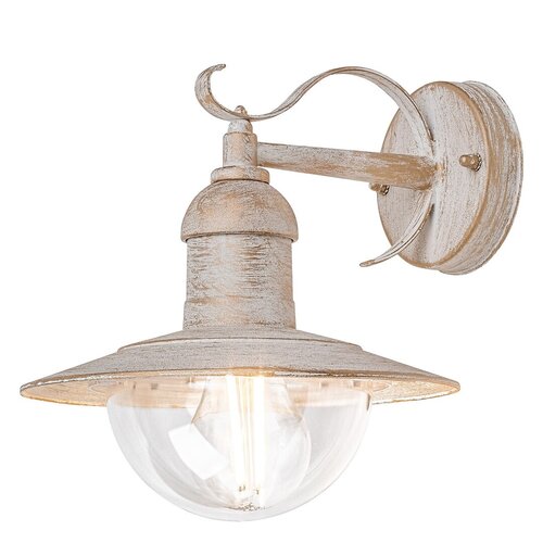Aplica Oslo, 1 x E27, alb antichizat, IP44