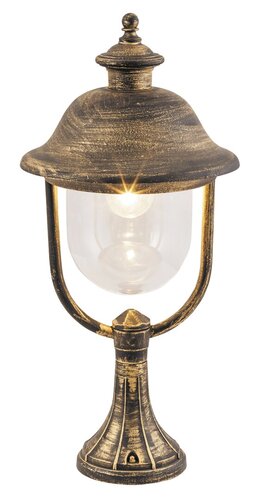 Lampadar New York, 1 x E27, auriu antic, IP44