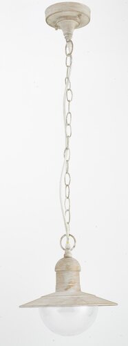 Pendul Oslo, 1 x E27, alb antichizat, IP44