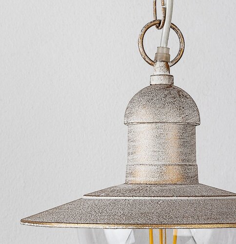 Pendul Oslo, 1 x E27, alb antichizat, IP44