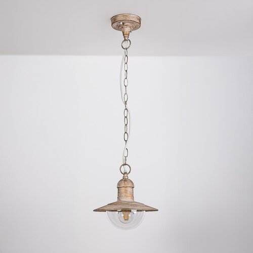 Pendul Oslo, 1 x E27, alb antichizat, IP44