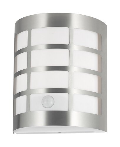 Aplica Sevilla cu senzor de miscare, 1 x E27, crom satin, IP44